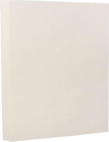 Natural White 130lb 8 1/2 x 11 Cardstock