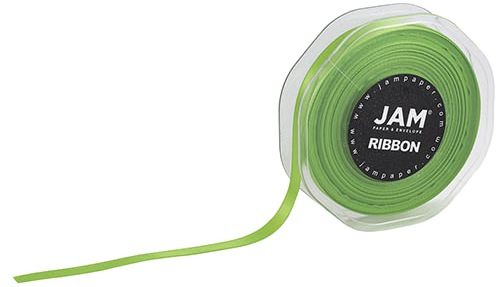 Lime Green 3/8 Inch x 25 Yards Satin Ribbon