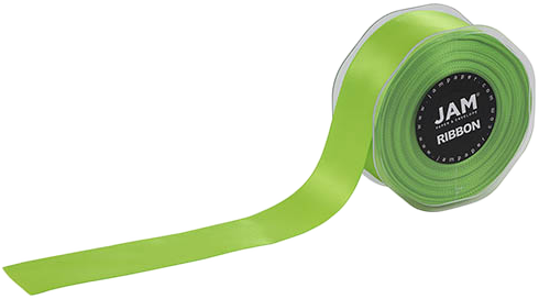 Lime Green 1 1/2 Inch x 25 Yards Satin Double Face Ribbon