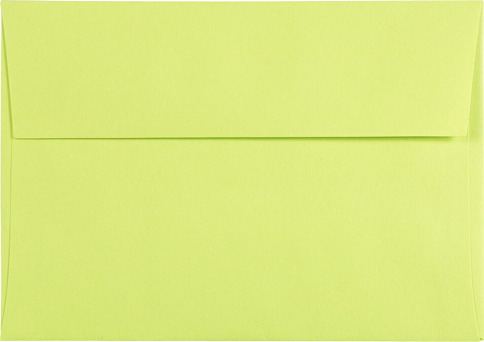 Wasabi Lime Green 24lb A1 Invitation Envelopes (3 5/8 x 5 1/8)