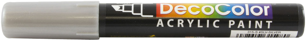 Silver Chisel Tip Acrylic Paint Marker