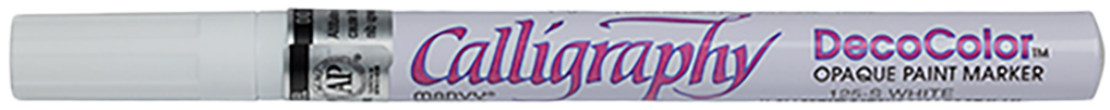 White Calligraphy Opaque Paint Marker