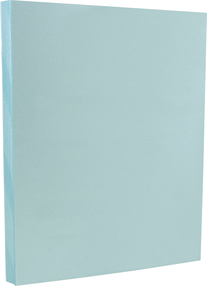 Blue Vellum 65lb 8 1/2 x 11 Cardstock
