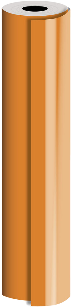 Orange Matte Bulk Wrapping Paper (520 Sq Ft)