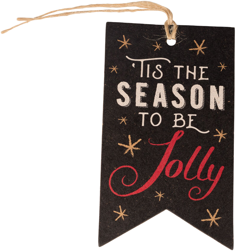 Tis the Season Christmas Gift Tags (4 1/4 x 2 3/8) - 16 Pack