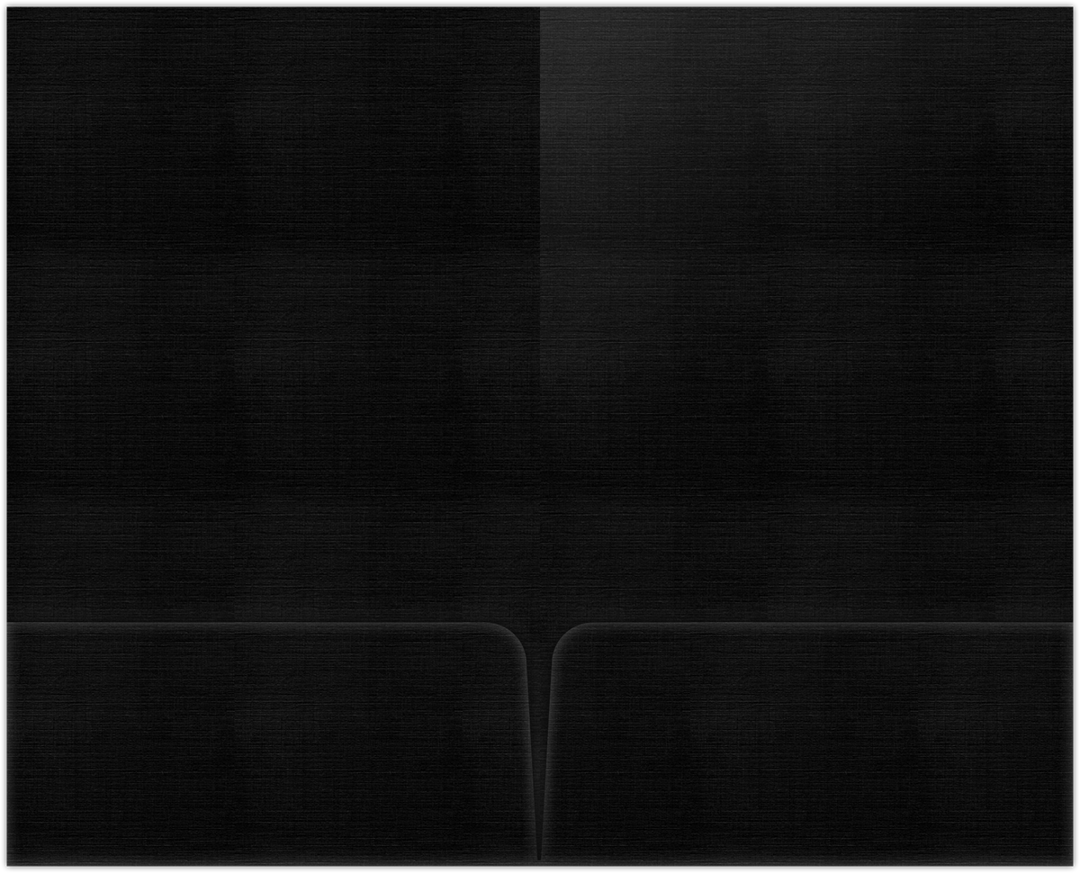 Black Linen 9 x 14 1/2 Legal Folders