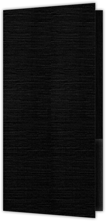 Black Linen 100lb 3 1/2 x 7 One Pocket Key Card Holders with 2 1/2 Inch Pocket
