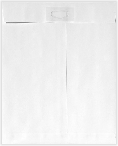 White 28lb 10 x 13 Open End Envelopes with Spot Seal