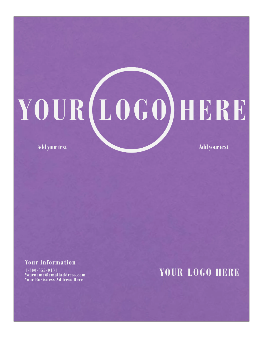 Violet Purple 65lb 8 1/2 x 11 Cardstock