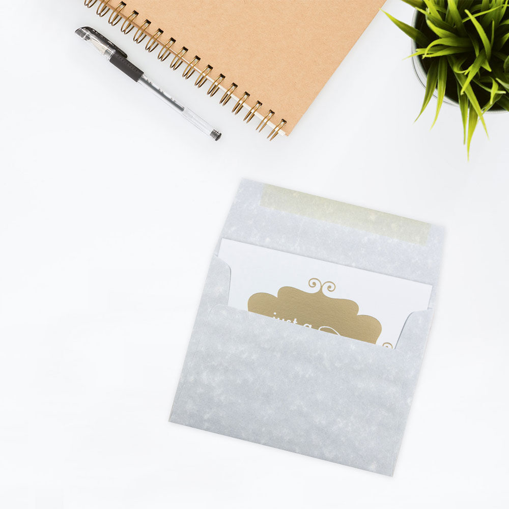Blue Parchment 24lb A7 Invitation Envelopes (5 1/4 x 7 1/4)
