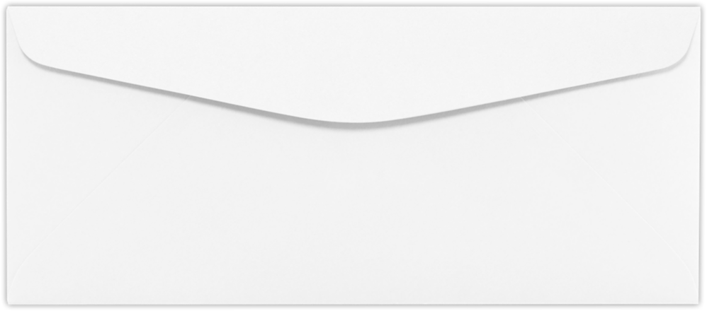Ultimate White 24lb Strathmore #10 Regular Premium Envelopes (4 1/8 x 9 1/2)