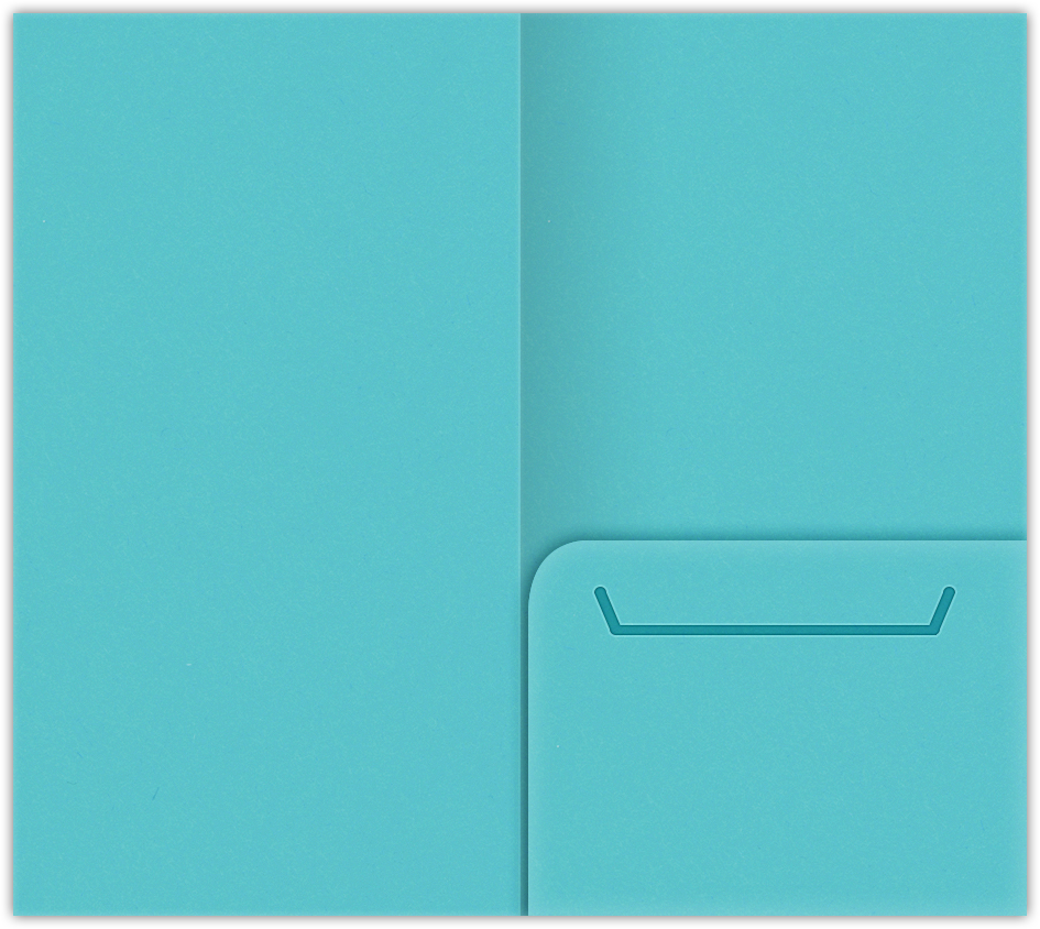 Blue Raspberry Vellum 100lb 3 3/8 x 6 One Pocket Key Card Holders with 2 1/2 Inch Pocket