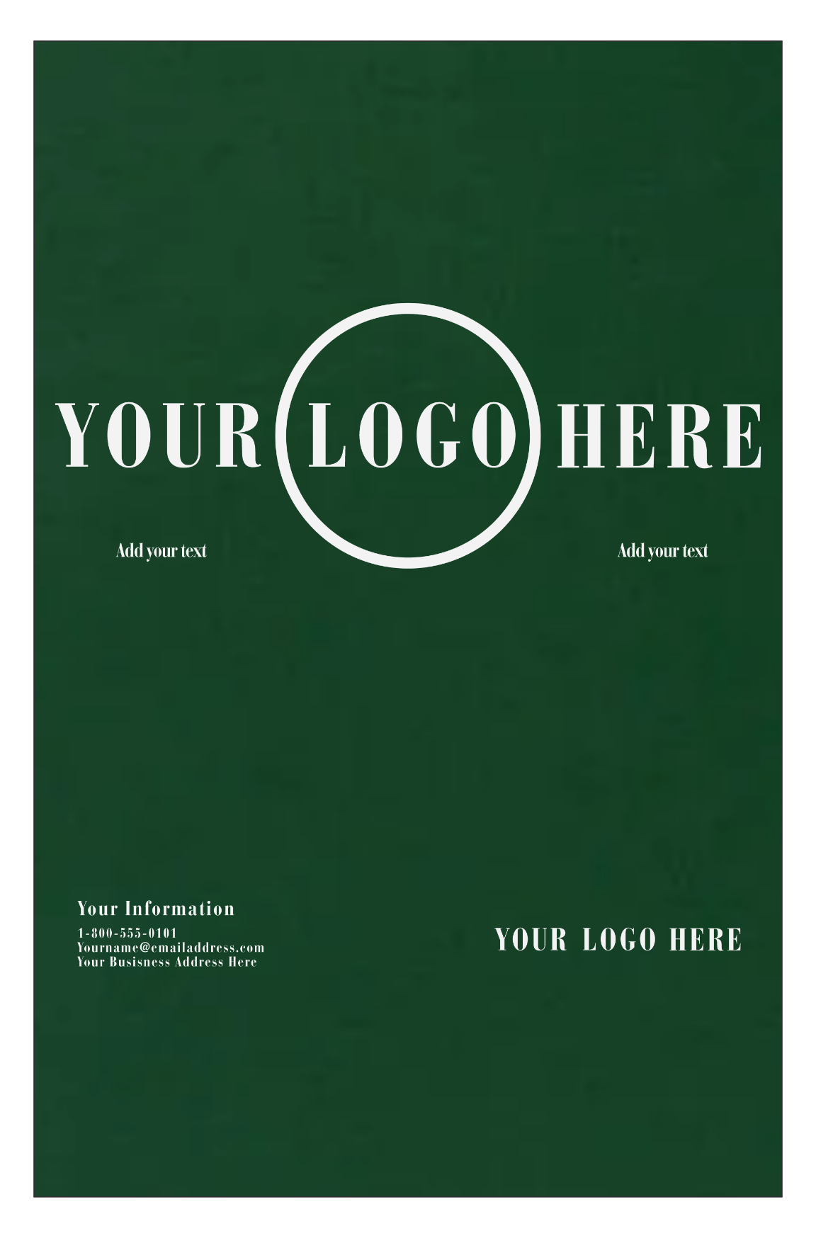 Dark Green Linen 100lb 11 x 17 Cardstock