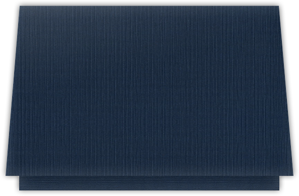 Dark Blue Linen 100lb 5 1/8 x 3 3/8 One Pocket Landscape Photo Holders with 1 3/8 Inch Pocket