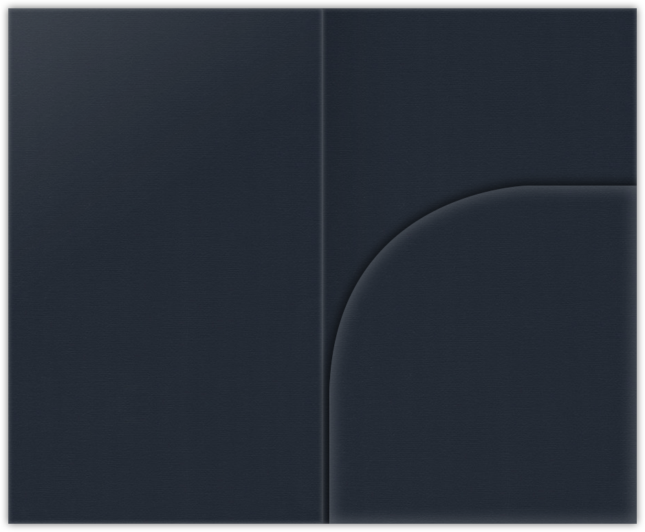 Deep Blue Hopsack 90lb 2 3/4 x 4 1/2 One Curved Pocket Key Card Holders with 3 Inch Pocket