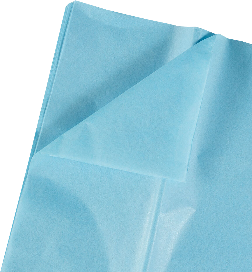 Bright Blue Tissue Paper (20 x 26) - 10 Sheets