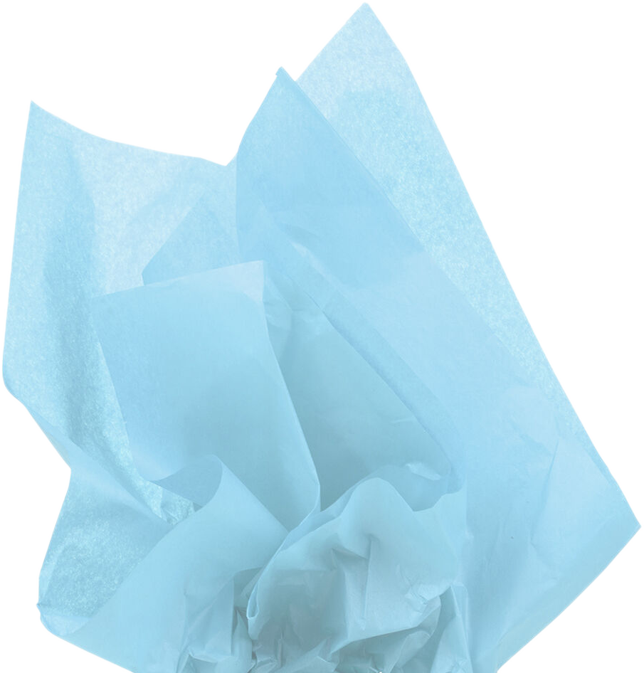 Baby Blue Tissue Paper (20 x 26) - 10 Sheets