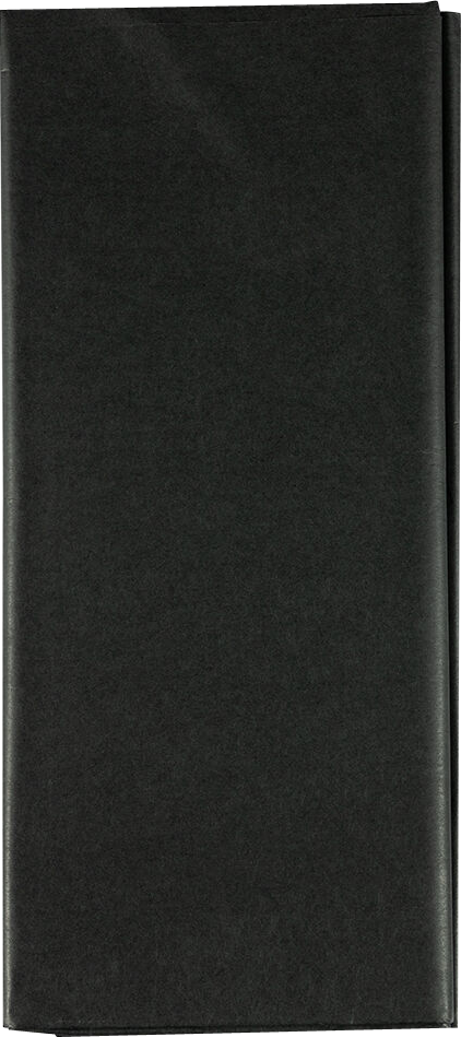 Black Tissue Paper (20 x 26) - 10 Sheets