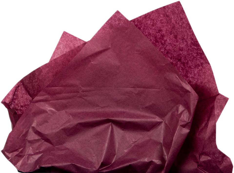 Burgundy Tissue Paper (20 x 26) - 10 Sheets