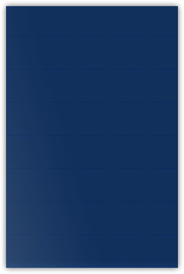 Navy Semi-Gloss 14pt C1S 5 1/8 x 3 3/8 One Pocket Landscape Photo Holders with 1 3/8 Inch Pocket