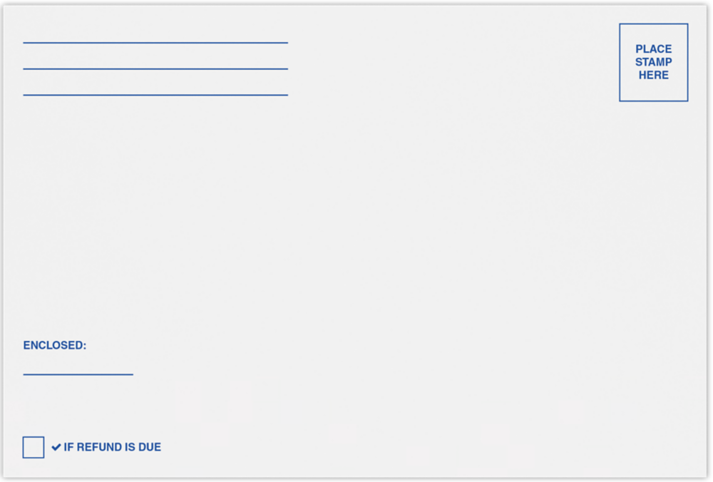 IRS State Tax 24lb 6 x 9 Booklet Envelopes
