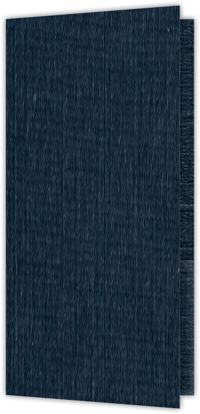 Navy Linen 80lb 3 1/2 x 7 One Pocket Key Card Holders with 2 1/2 Inch Pocket