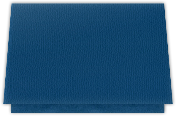 Royal Blue Felt 80lb 5 1/8 x 3 3/8 One Pocket Landscape Photo Holders with 1 3/8 Inch Pocket