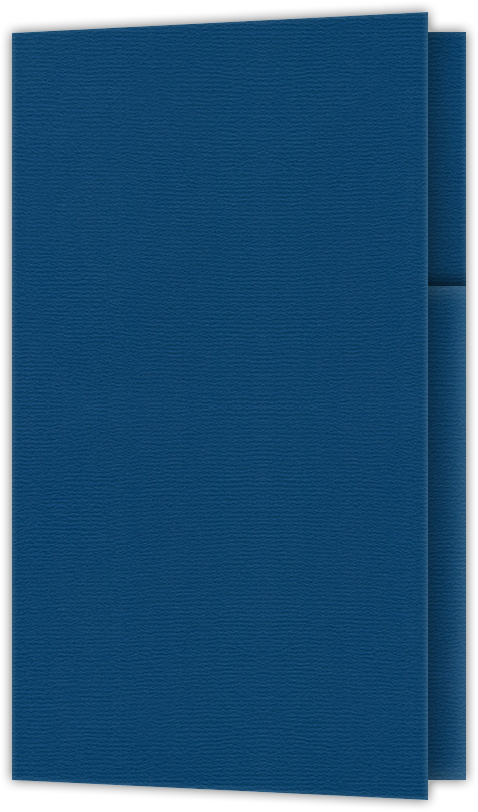 Royal Blue Felt 80lb 2 3/4 x 4 1/2 One Curved Pocket Key Card Holders with 3 Inch Pocket