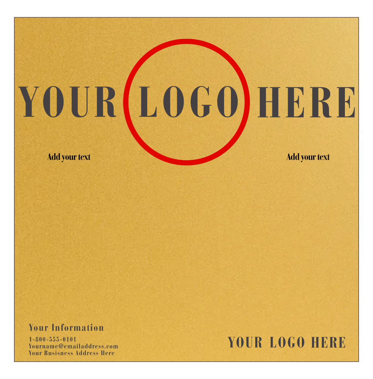 Gold Metallic 105lb 12 x 12 Cardstock