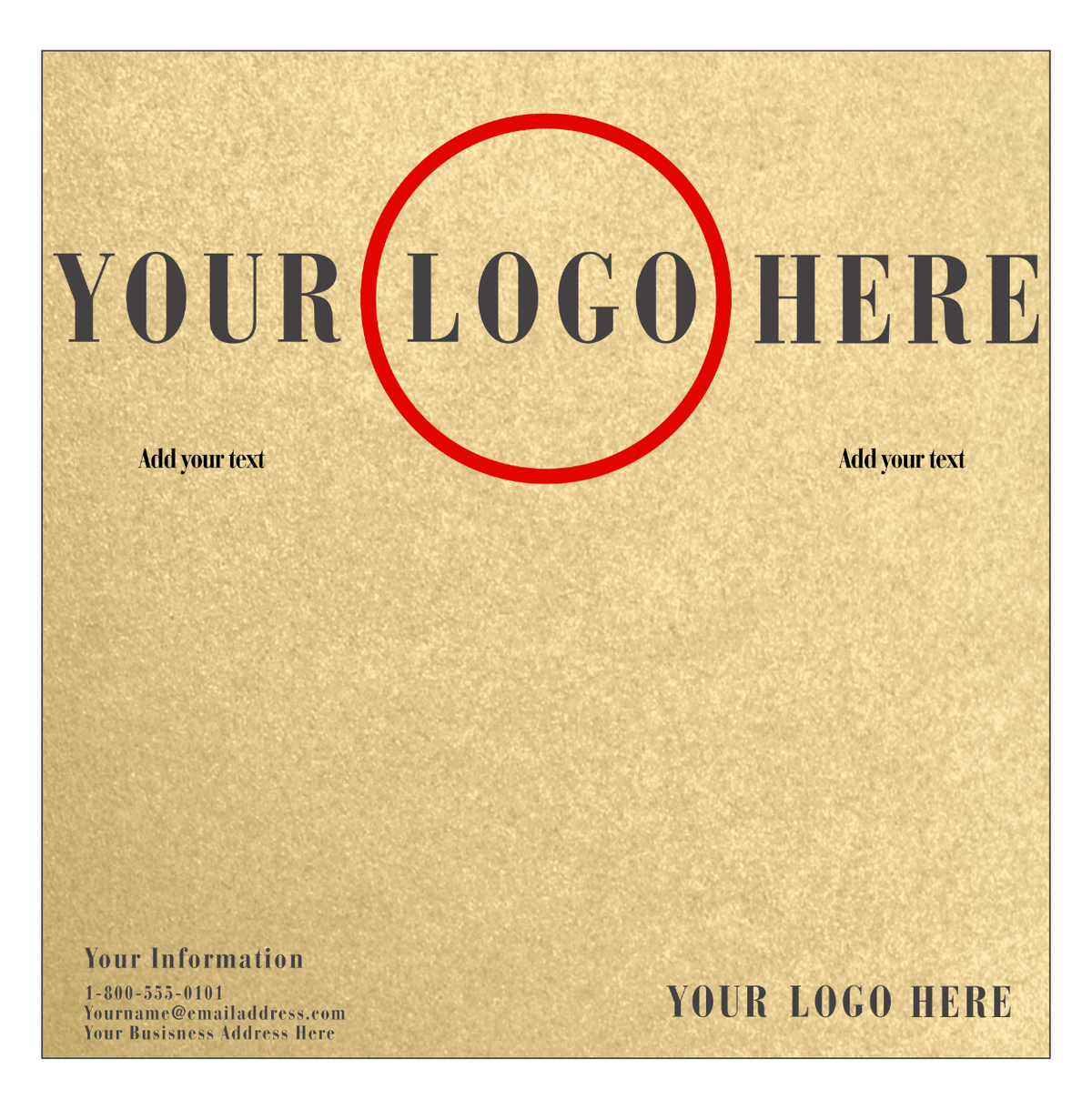 Light Gold Blonde Metallic 105lb 12 x 12 Cardstock