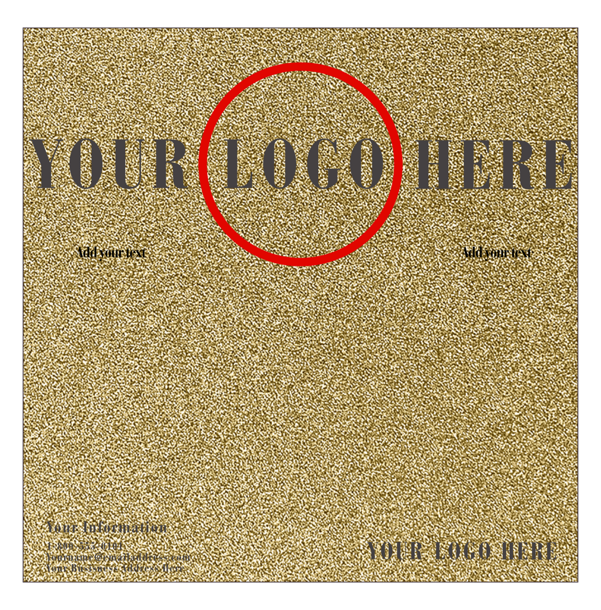 Bronze Brown Metallic 105lb 12 x 12 Cardstock