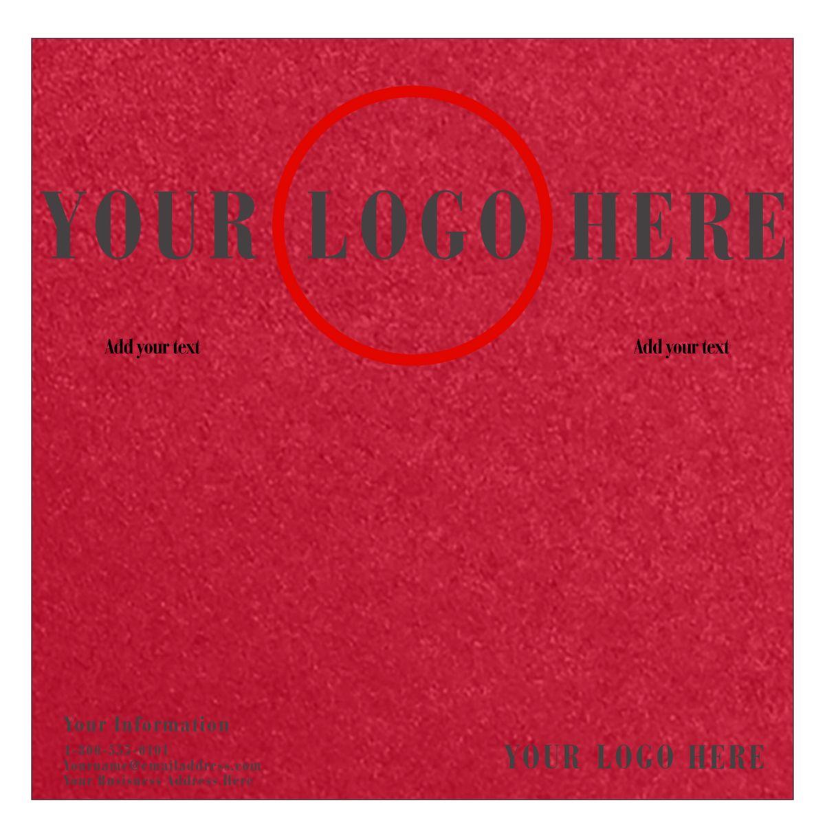 Jupiter Red Metallic 105lb 12 x 12 Cardstock