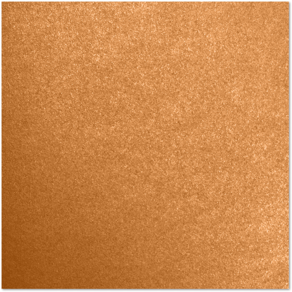 Copper Brown Metallic 105lb 12 x 12 Cardstock