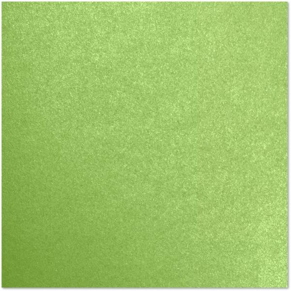Lime Green Metallic 32lb 12 x 12 Paper