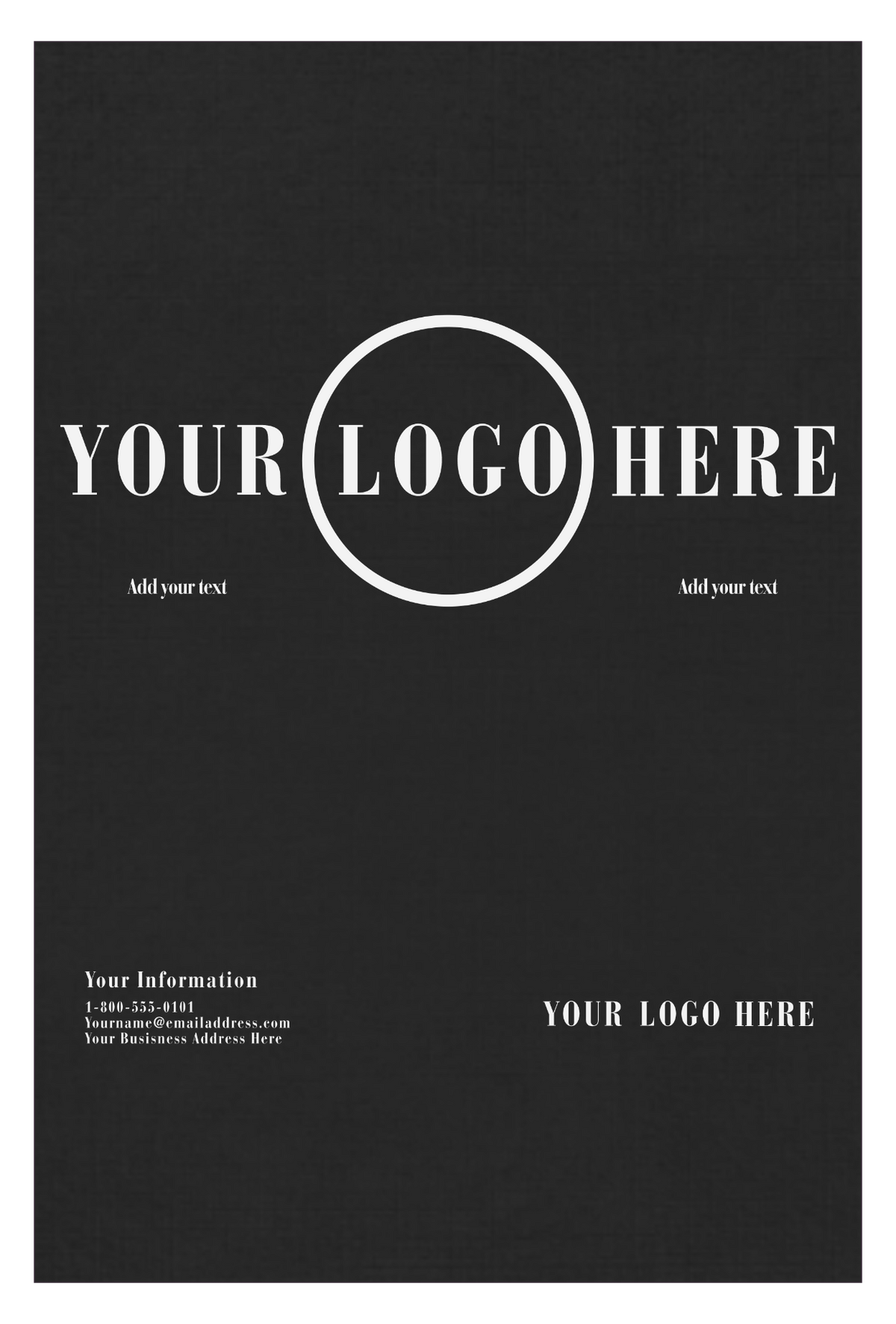 Black Linen 100lb 12 x 18 Cardstock