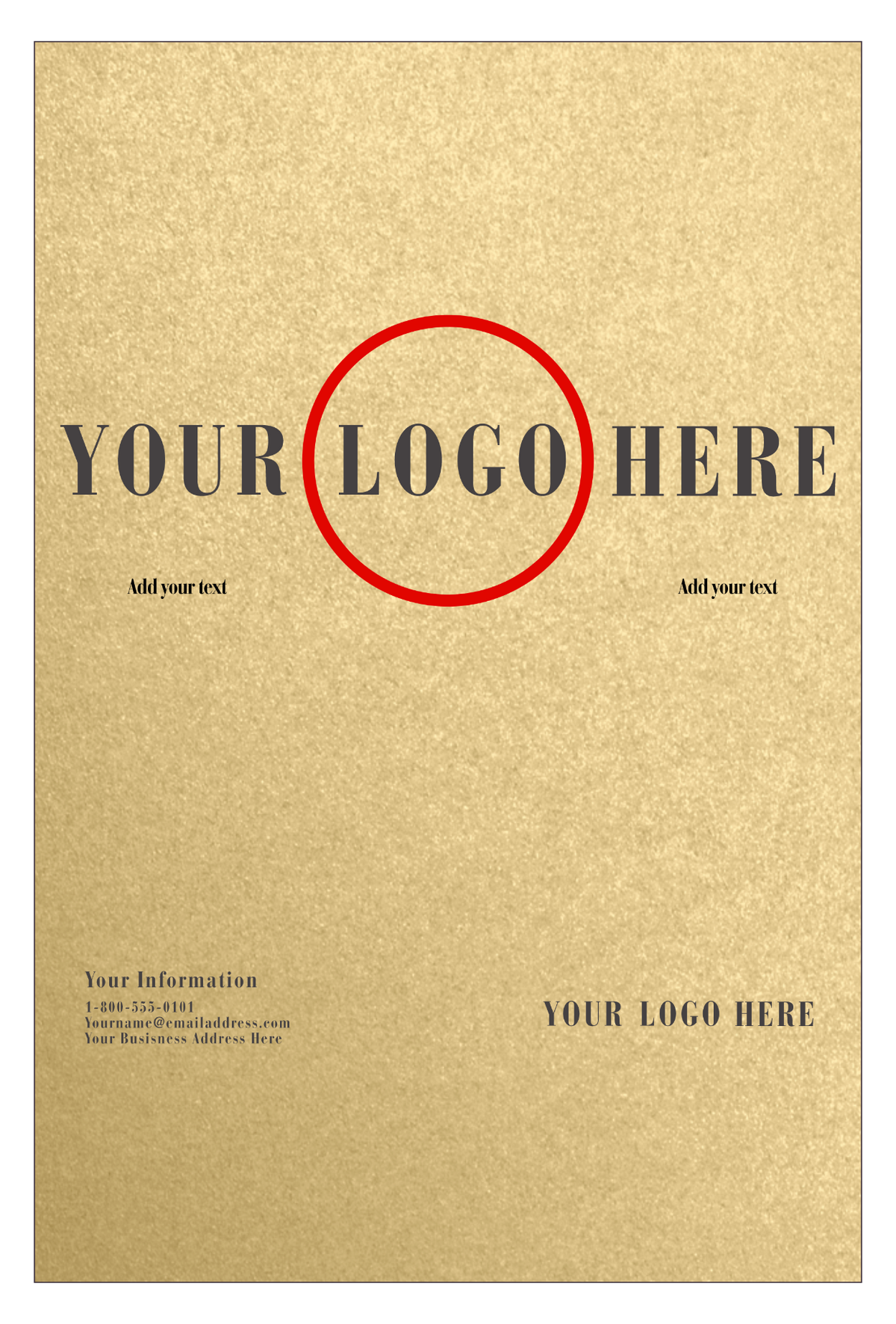 Light Gold Blonde Metallic 105lb 12 x 18 Cardstock