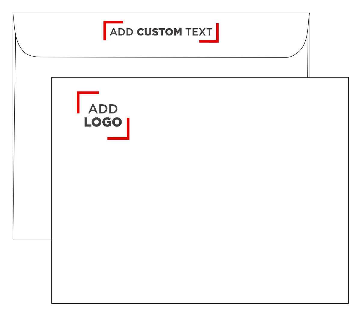 White 24lb 8 3/4 x 11 1/2 Envelopes