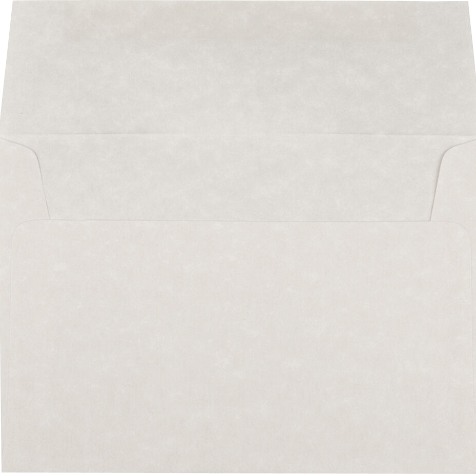 White Parchment 24lb A7 Invitation Envelopes (5 1/4 x 7 1/4)