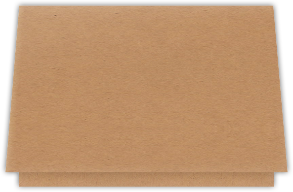 Jute Vellum 80lb 5 1/8 x 3 3/8 One Pocket Landscape Photo Holders with 1 3/8 Inch Pocket