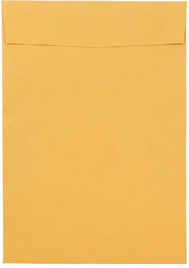 Brown Kraft 28lb 6 x 9 Open End Envelopes with Peel & Seal