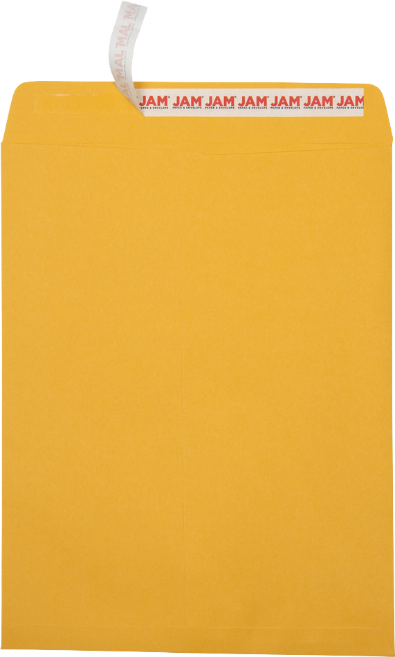 Brown Kraft 28lb 10 x 13 Open End Envelopes with Peel & Seal