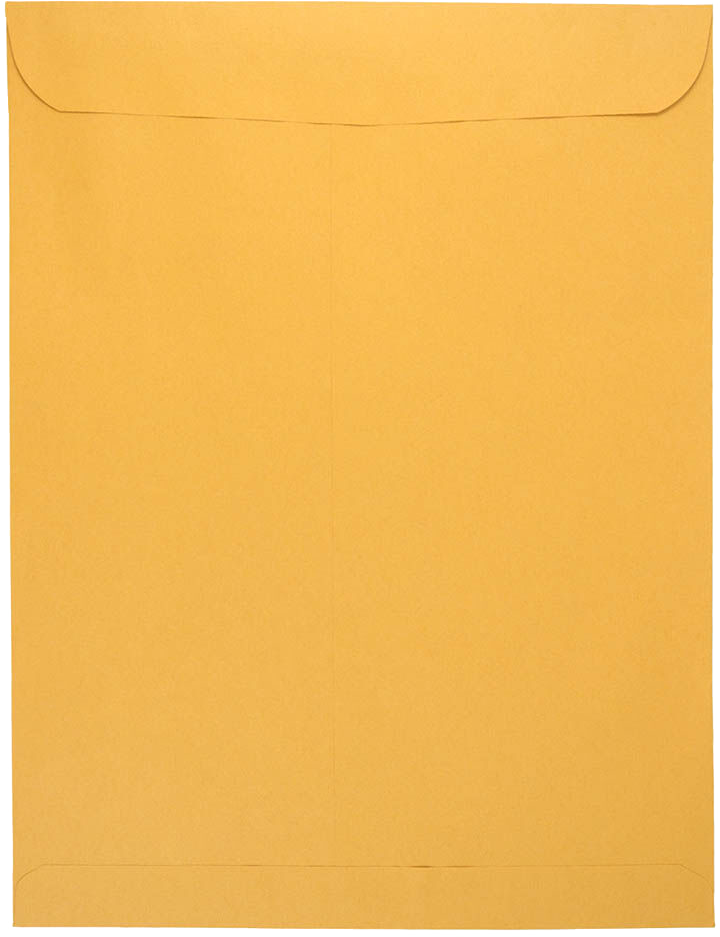 Brown Kraft 28lb 11 1/2 x 14 1/2 Open End Envelopes with Peel & Seal