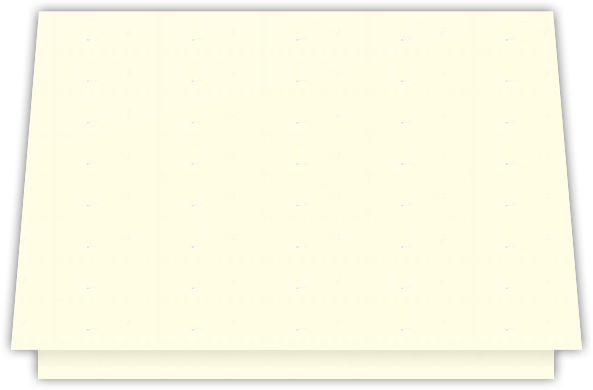 Vanilla Vellum 80lb 5 1/8 x 3 3/8 One Pocket Landscape Photo Holders with 1 3/8 Inch Pocket