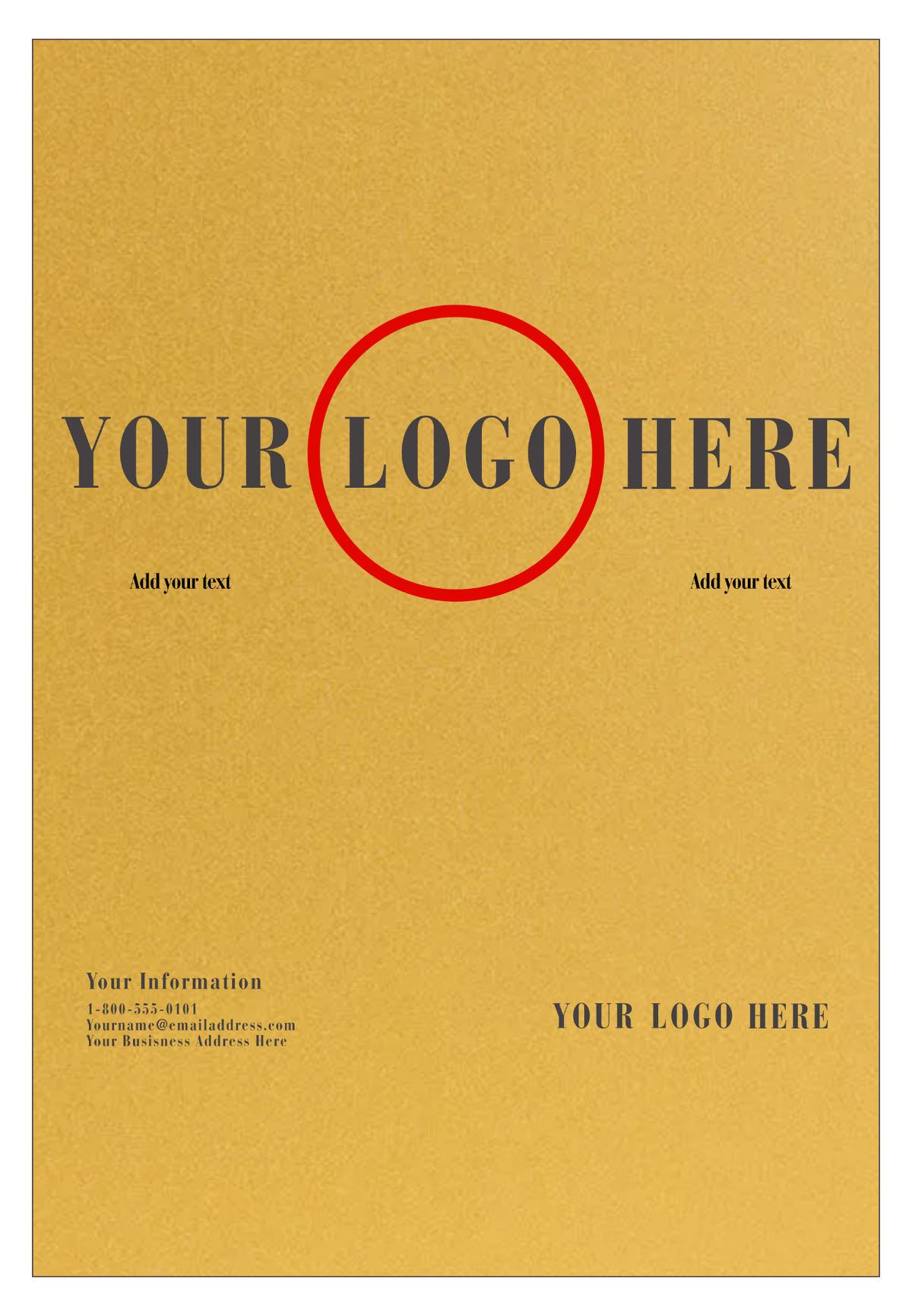 Gold Metallic 105lb 13 x 19 Cardstock