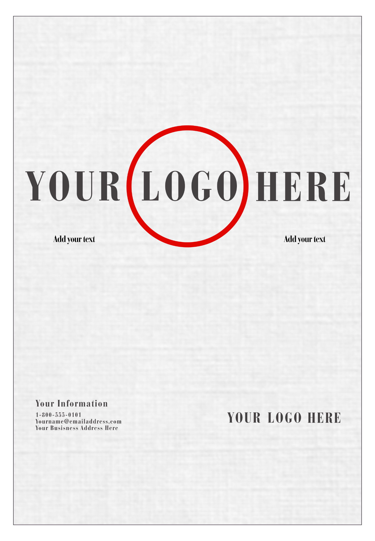 White Linen 100lb 13 x 19 Cardstock