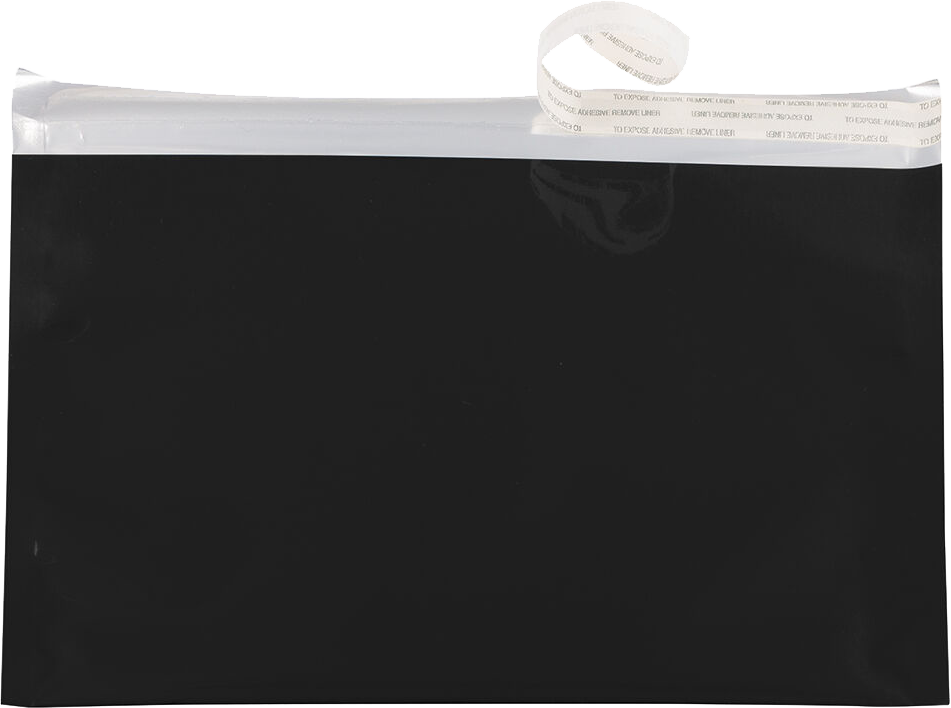 Black Foil 32lb 6 1/8 x 9 1/2 Booklet Envelopes with Peel & Seal