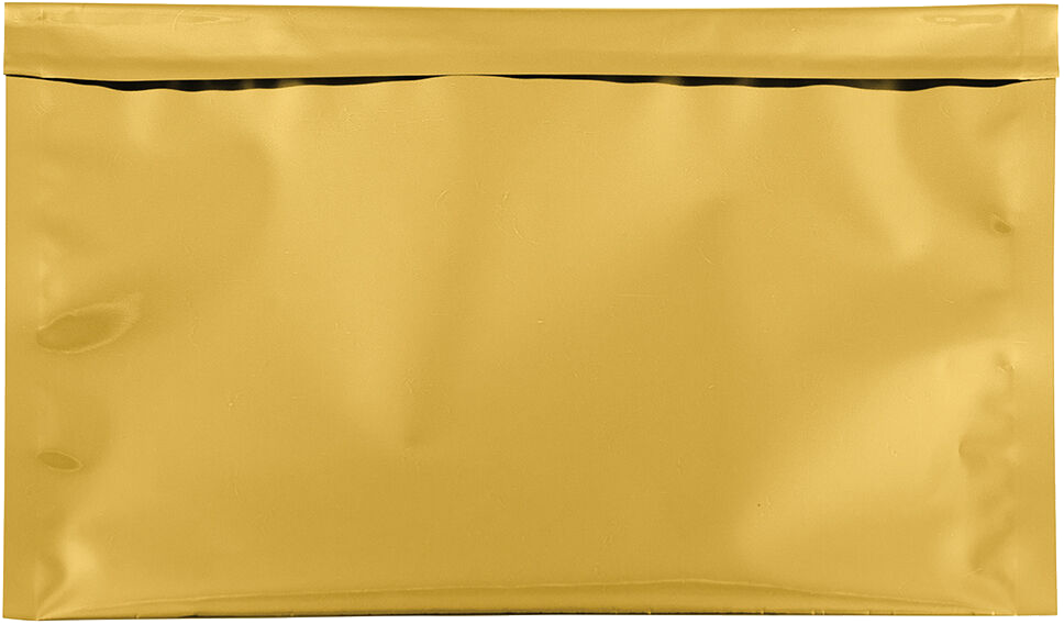 Gold Foil 32lb 6 1/8 x 9 1/2 Booklet Envelopes with Peel & Seal