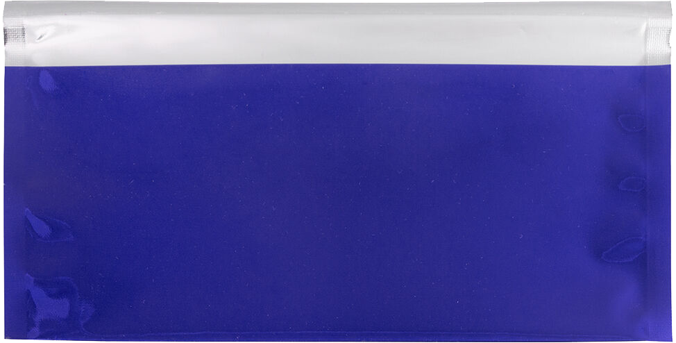 Blue Foil 32lb #10 Square Flap (4 1/8 x 9 1/2) with Peel & Seal