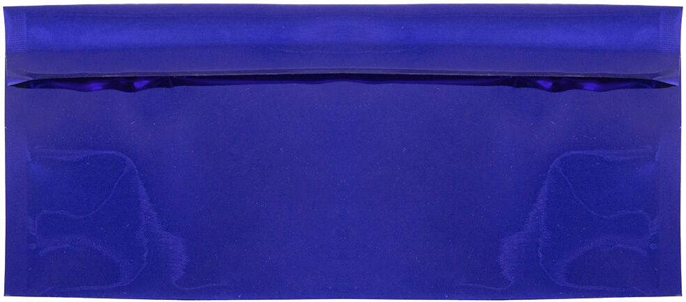Blue Foil 32lb #10 Square Flap (4 1/8 x 9 1/2) with Peel & Seal