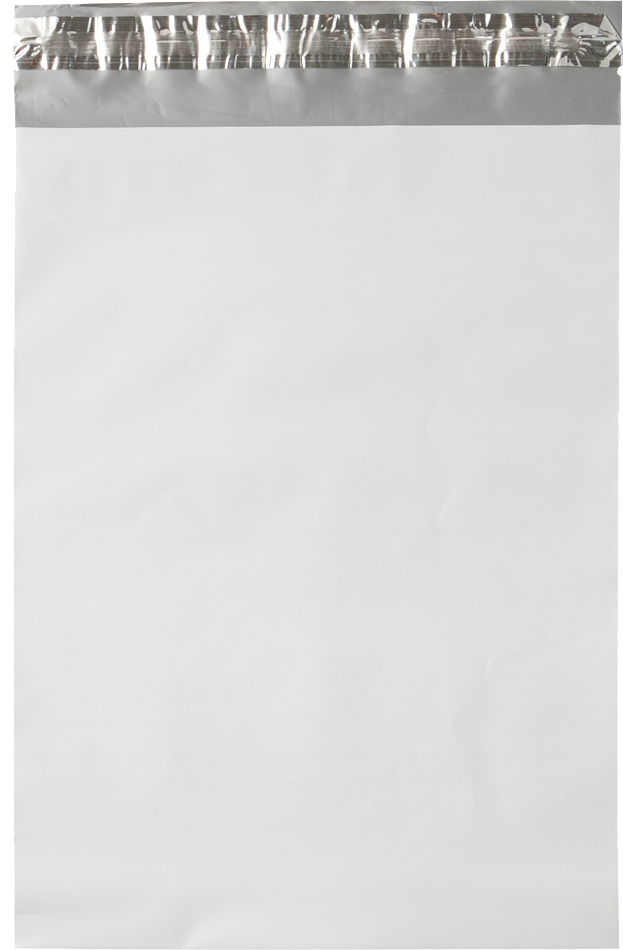 White 14lb 9 x 12 Poly Mailer with Peel & Seal